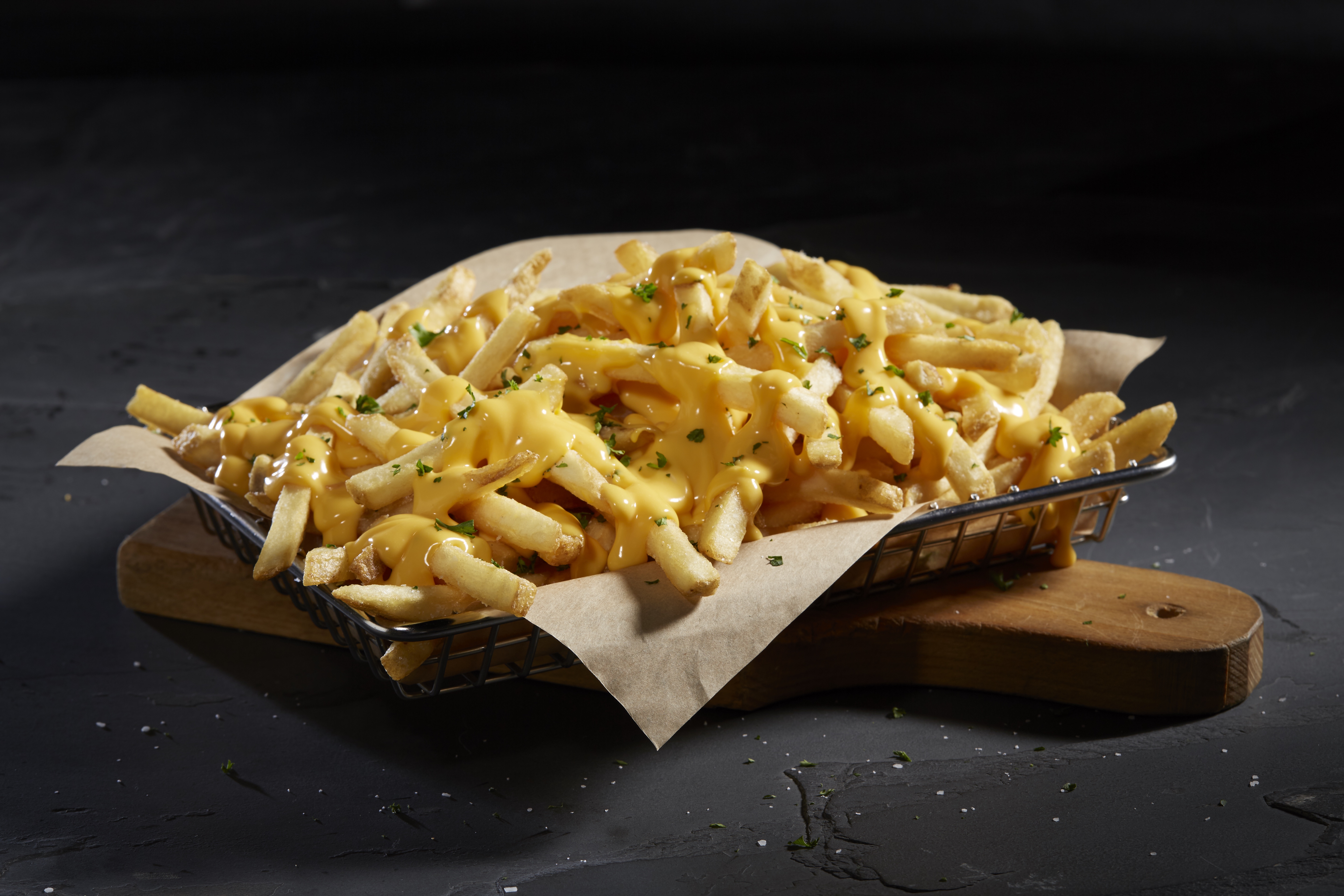 Order NY Cheese Fries food online from Wings of New York store, Rockaway on bringmethat.com