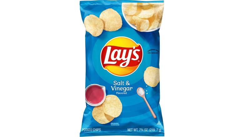 Order Lay'S Potato Chips, Salt & Vinegar Flavor food online from Trumbull Mobil store, Trumbull on bringmethat.com