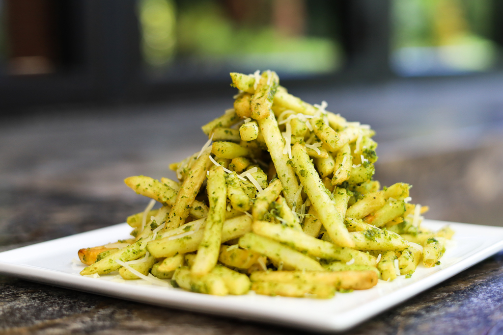 Order Pesto Fries food online from The Deli King store, San Francisco on bringmethat.com