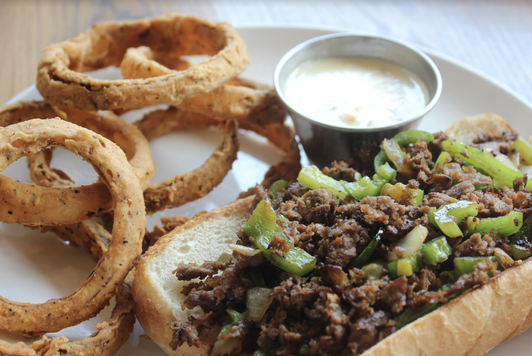 Order The Texas Philly Cheesesteak food online from 11|17 store, Mckinney on bringmethat.com