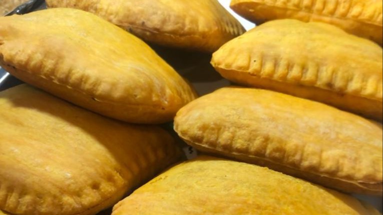 Order Jamaican Beef Patty 2Pc food online from Detroit Eatery store, Royal Oak on bringmethat.com