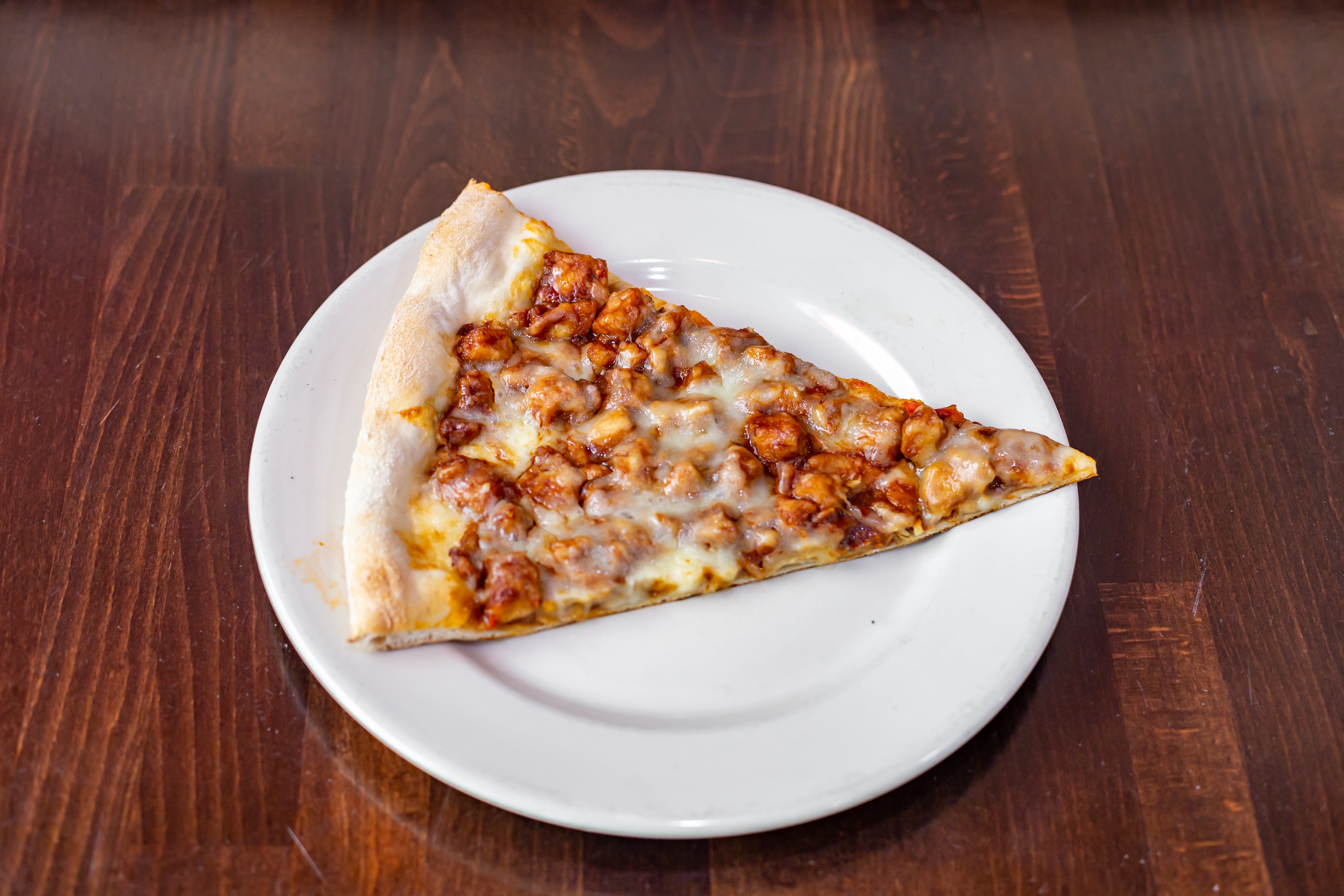 Order BBQ Pizza Slice - Slice food online from Bella Cucina store, West Islip on bringmethat.com