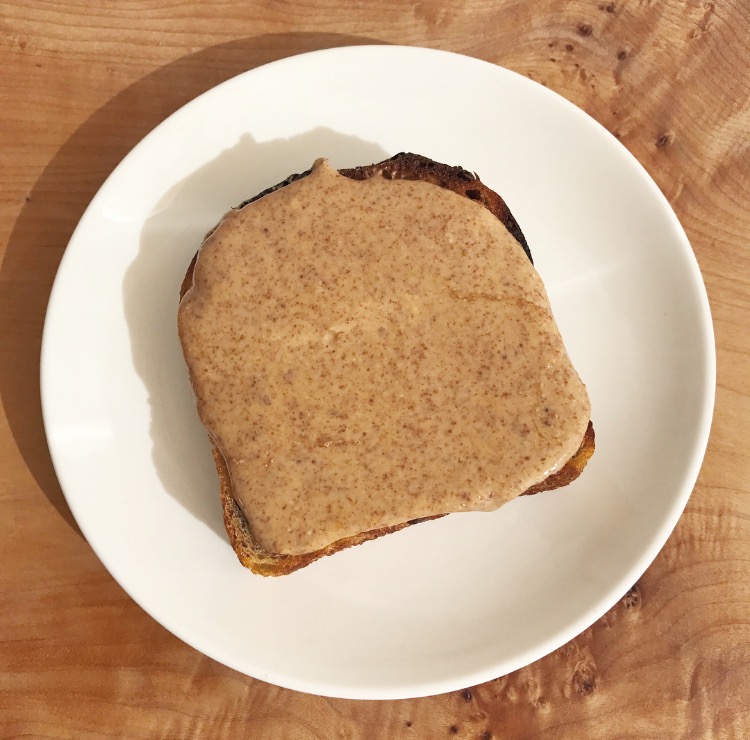 Order Linda's Almond Butter Toast food online from Nourish Cafe store, San Francisco on bringmethat.com