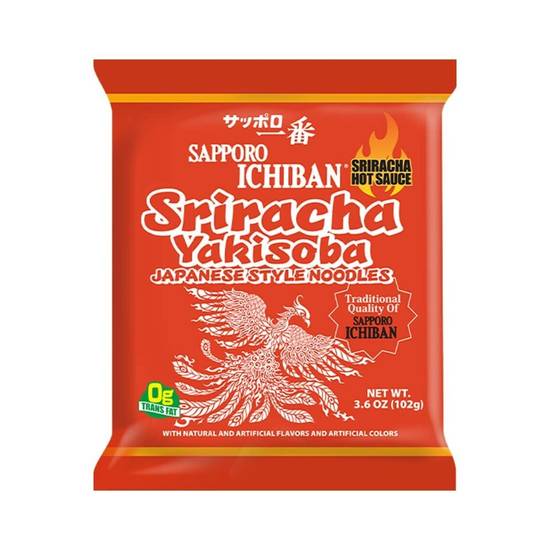 Order Sapporo Ichiban - Sriracha Yakisoba food online from IV Deli Mart store, Goleta on bringmethat.com