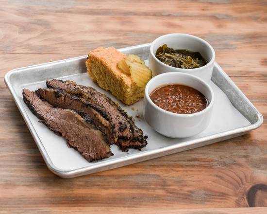 Order Smoked Brisket Plate (½ lb) food online from Bayouq store, Roswell on bringmethat.com