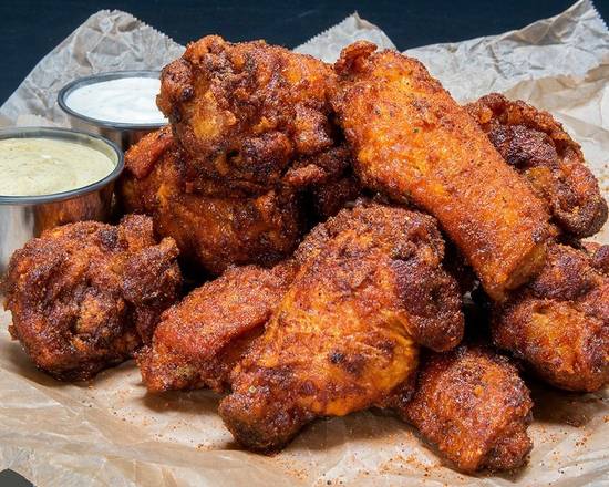Order Big-Ass Wings - 6 Piece food online from Jailbird store, Chicago on bringmethat.com
