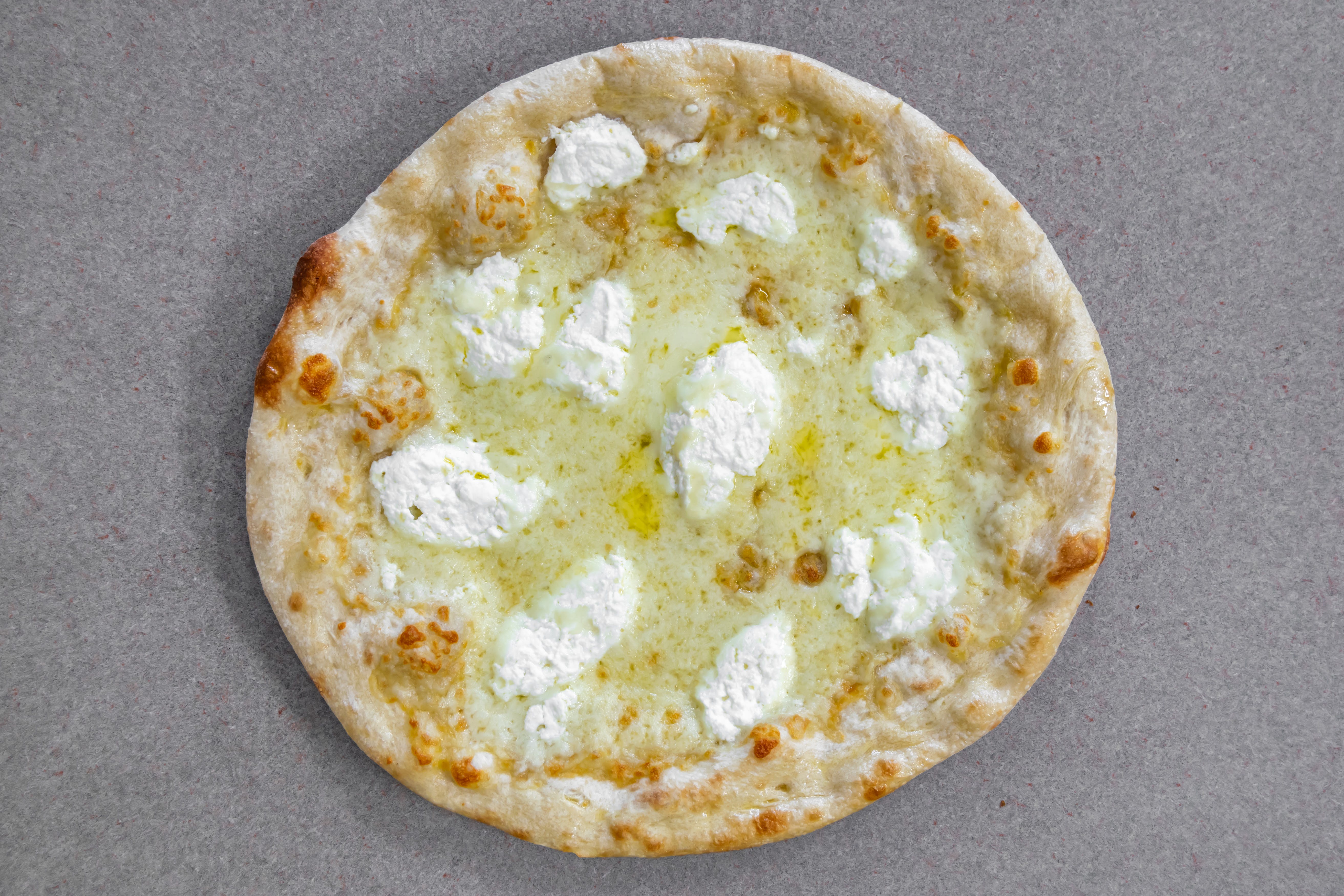 Order White Pizza with Ricotta - Medium 14" food online from Bella Pizza 2 store, Somerset on bringmethat.com