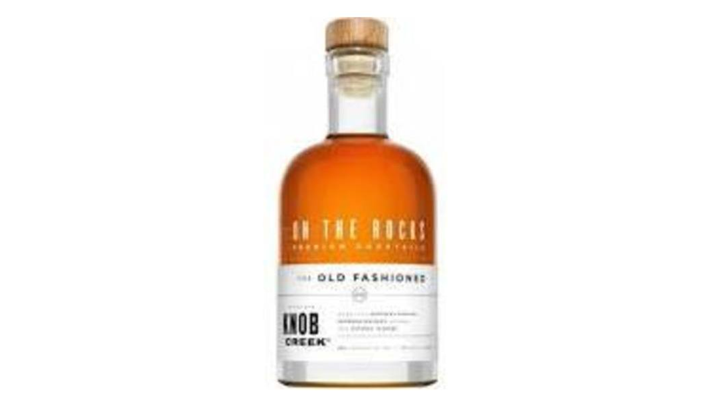 Order On the Rocks Premium Cocktails The Old Fashioned - Knob Creek 200mL food online from Liquor Palace store, Burbank on bringmethat.com