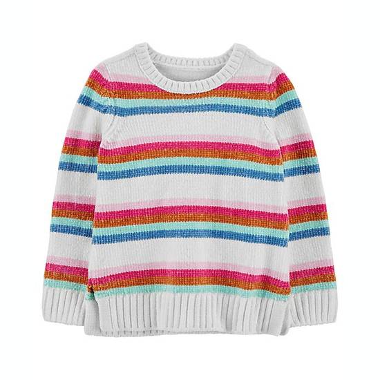 Order carter's® Size 3T Striped Chenille Sweater food online from Bed Bath & Beyond store, St. Peters on bringmethat.com