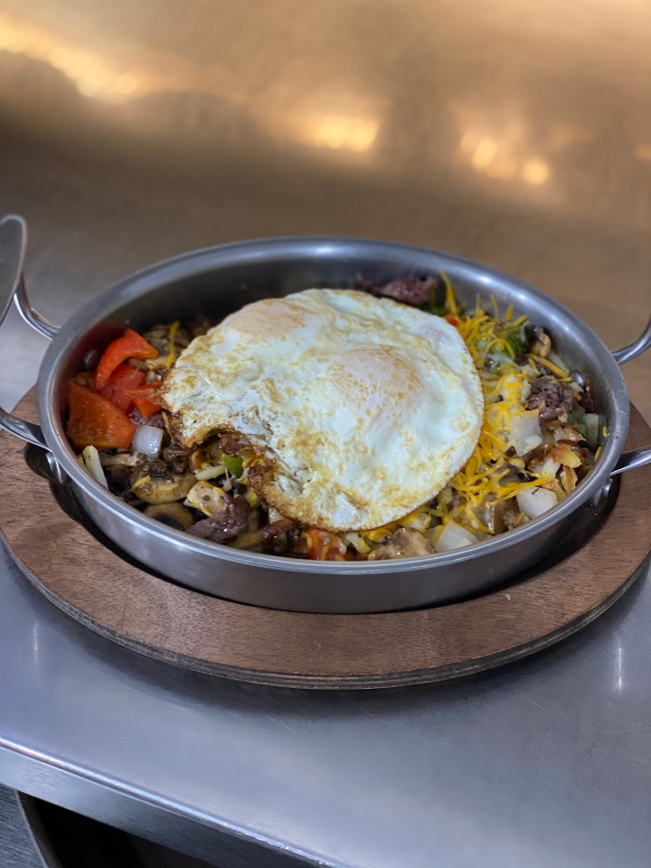 Order TEXAS SKILLET food online from The Point Pancake House store, Gurnee on bringmethat.com