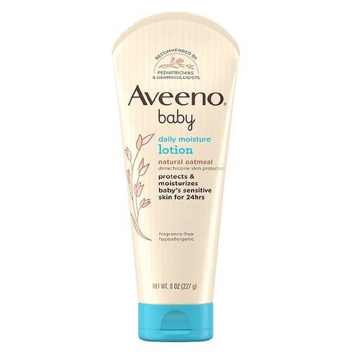 Order Aveeno Baby Lotion with Colloidal Oatmeal Fragrance-Free - 8.0 oz food online from Walgreens store, Lompoc on bringmethat.com