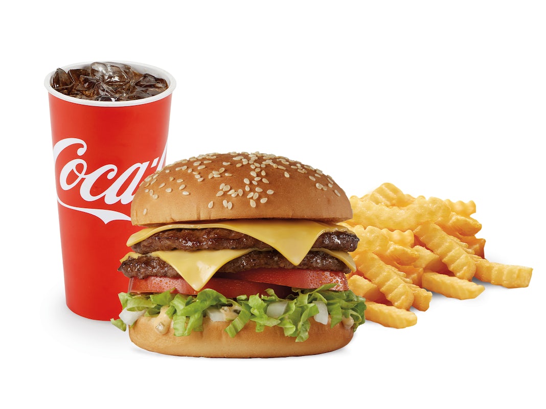 Order Double Del® Cheeseburger or Bacon Double Del® Cheeseburger Meal  food online from Del Taco store, Palm Desert on bringmethat.com