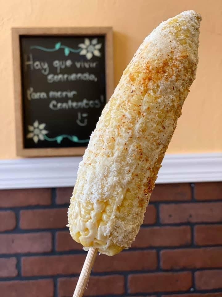 Order Elote. corn on the cob food online from Mi Ranchito Mexican Food store, Moorestown on bringmethat.com