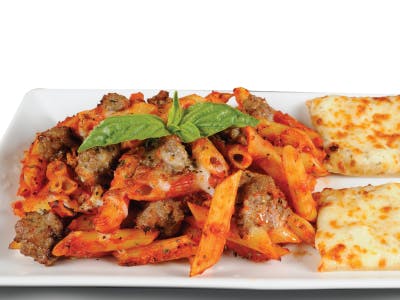 Order Penne Sausage Marinara - Pasta food online from Pizza Guys store, Pittsburg on bringmethat.com
