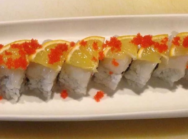 Order Lemon Drops Roll food online from Jidaiya Sushi store, Rohnert Park on bringmethat.com
