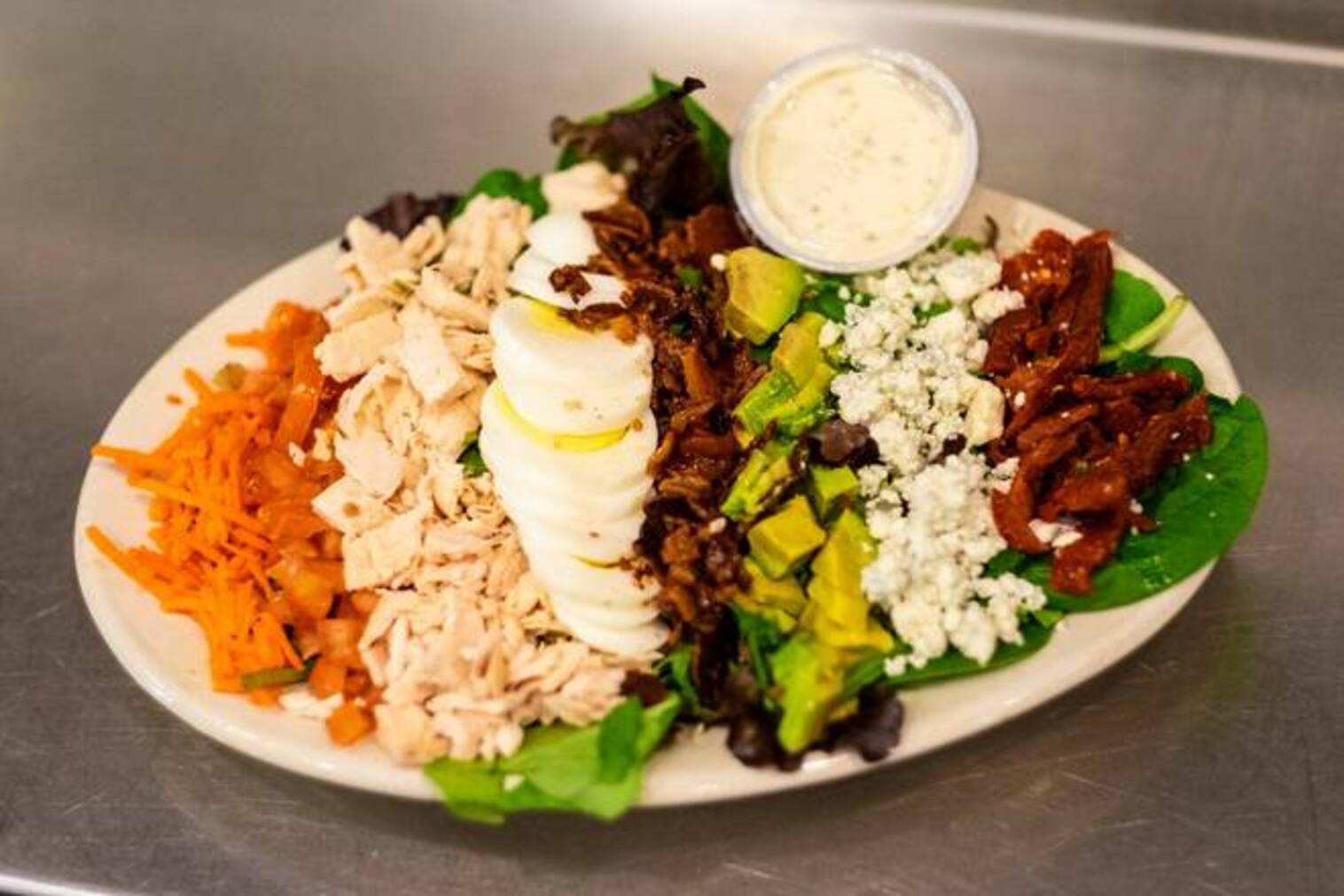 Order Me and Cobby McGee Cobb Salad food online from Flancers store, Mesa on bringmethat.com