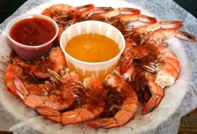Order Spicy Boiled Shrimp food online from Rhinehart's Oyster Bar store, Augusta (Richmond County) on bringmethat.com
