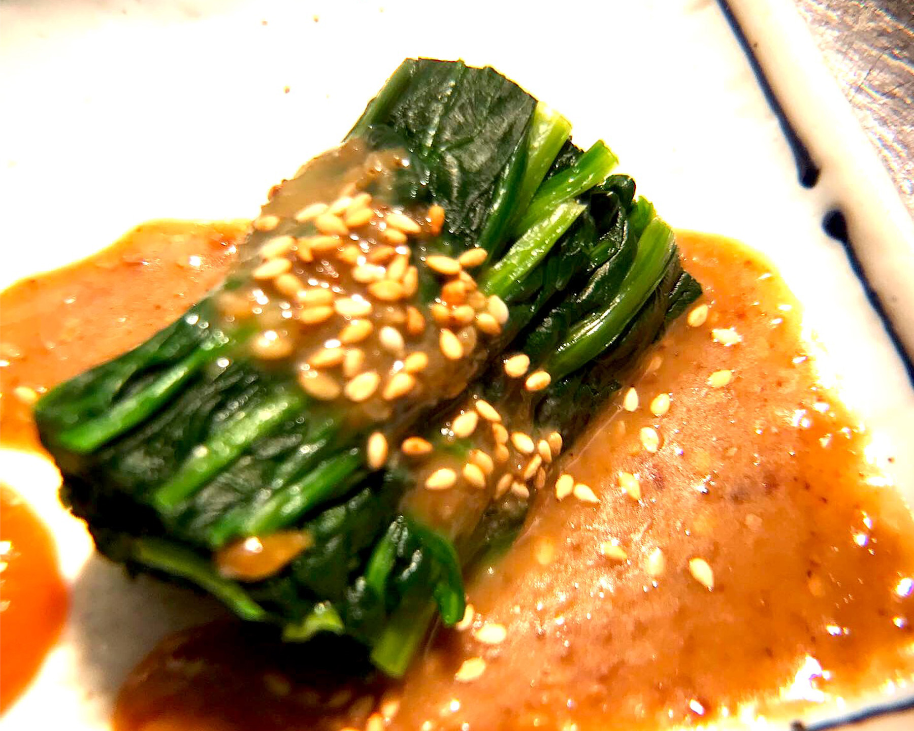 Order  Spinach Gomaae (Vegetarian) food online from Moto Azabu Sushi Bar & Grill store, Marina Del Rey on bringmethat.com