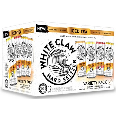 Order 12 Pack White Claw Variety Iced Tea 12oz. food online from Bws Beer Wine & Spirit store, San Jose on bringmethat.com