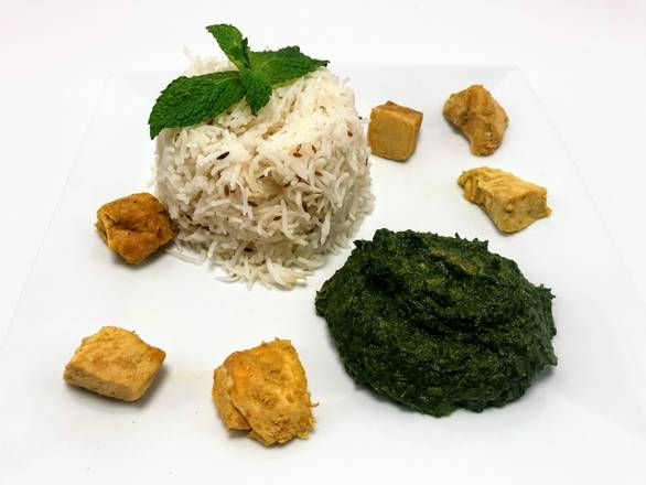 Order CHICKEN SAAG food online from Masala Indian Kitchen store, Novi on bringmethat.com