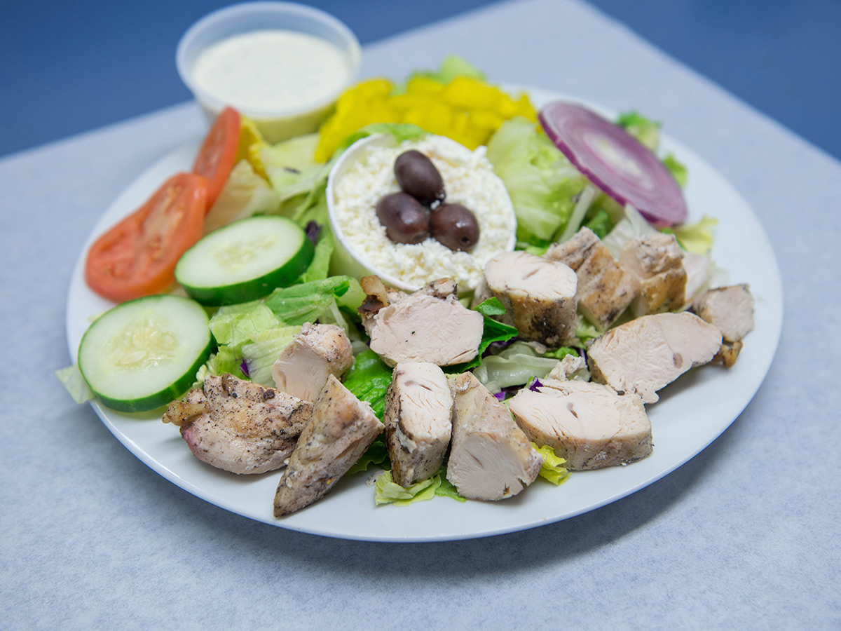 Order Grilled Chicken Salad food online from The Gyro Shoppe store, Dublin on bringmethat.com