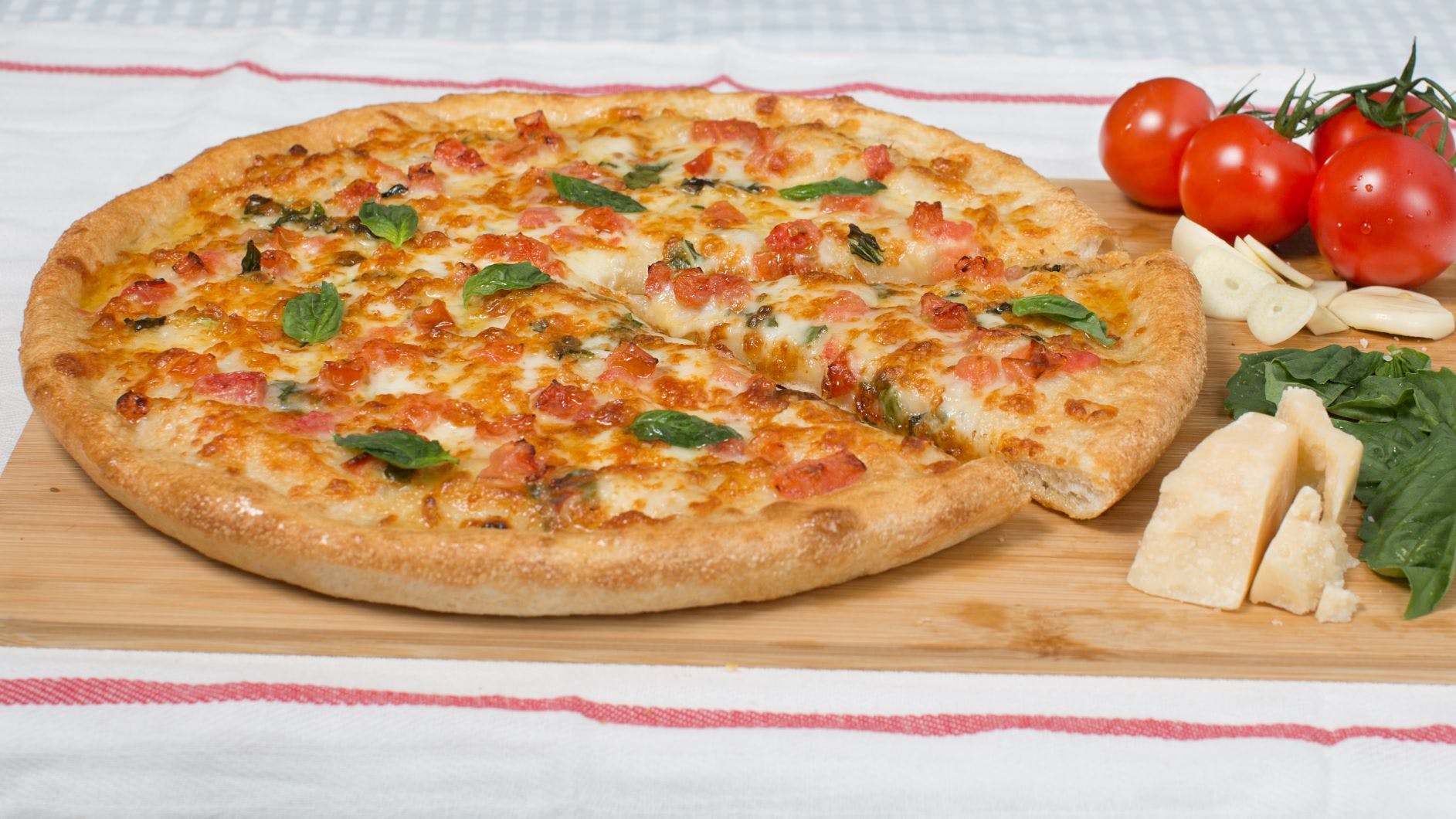 Order Sorrento Delight Pizza - Personal 8" food online from Sarpino S Pizzeria Elmhurst store, Elmhurst on bringmethat.com