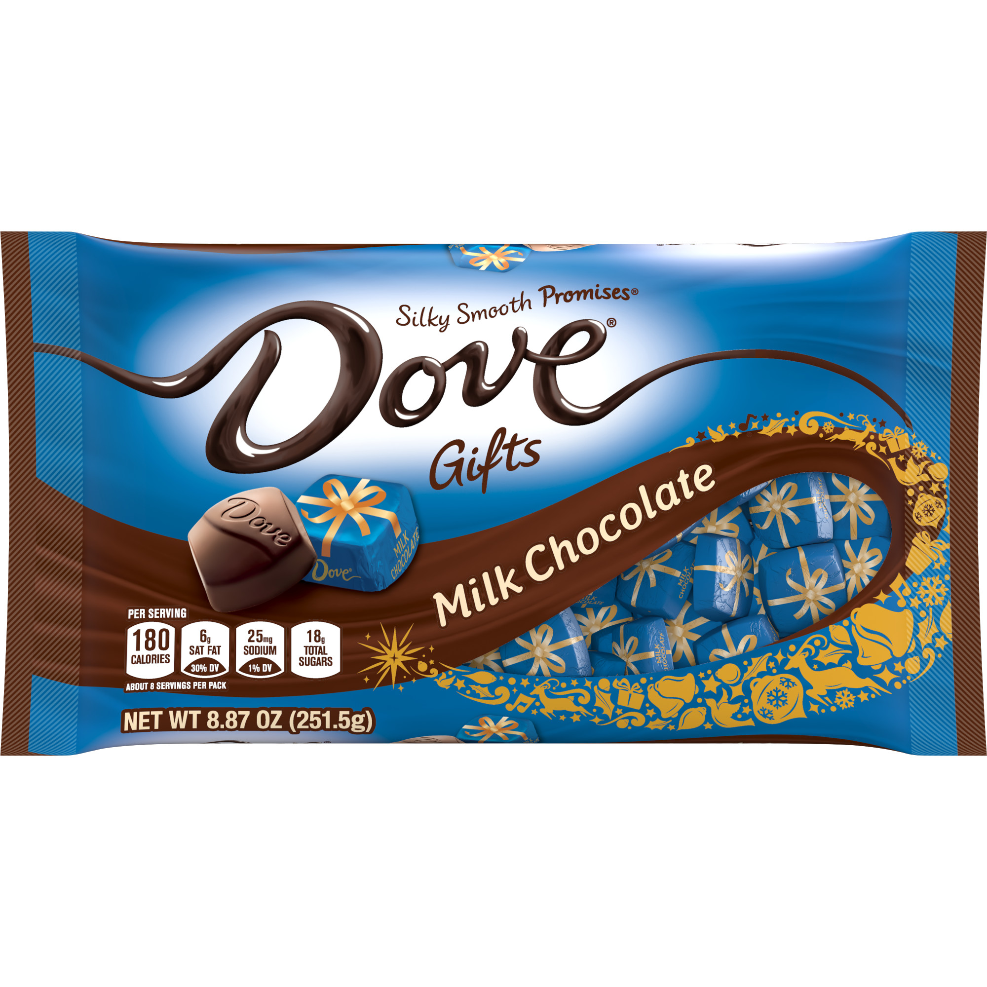 Order Dove Promises Holiday Gifts Milk Chocolate Christmas Candy - 8.87 oz food online from Bartell store, Edmonds on bringmethat.com