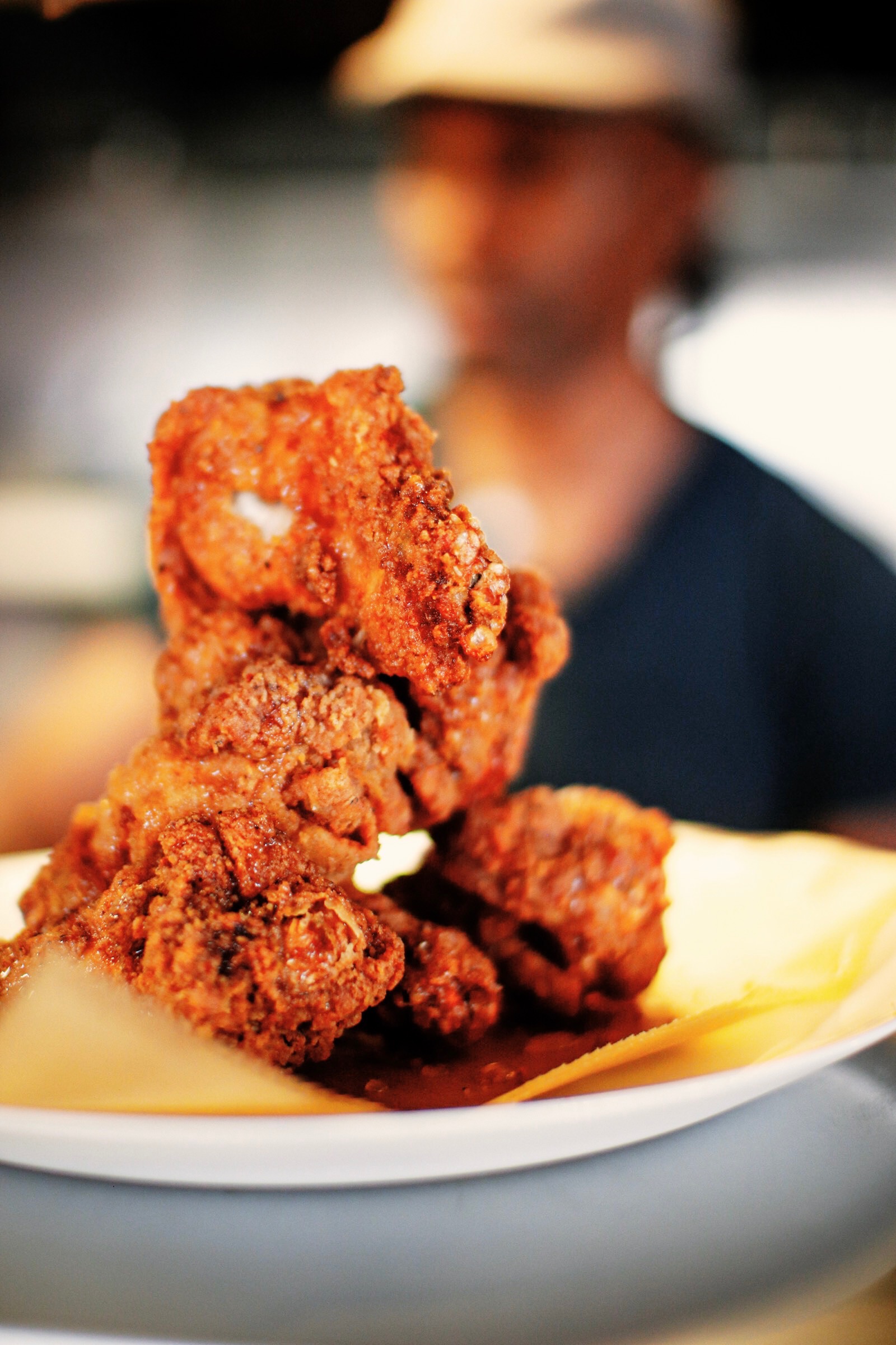 Order 6 Southern BBQ Wings food online from Trend Urban Cafe store, Stone Mountain on bringmethat.com