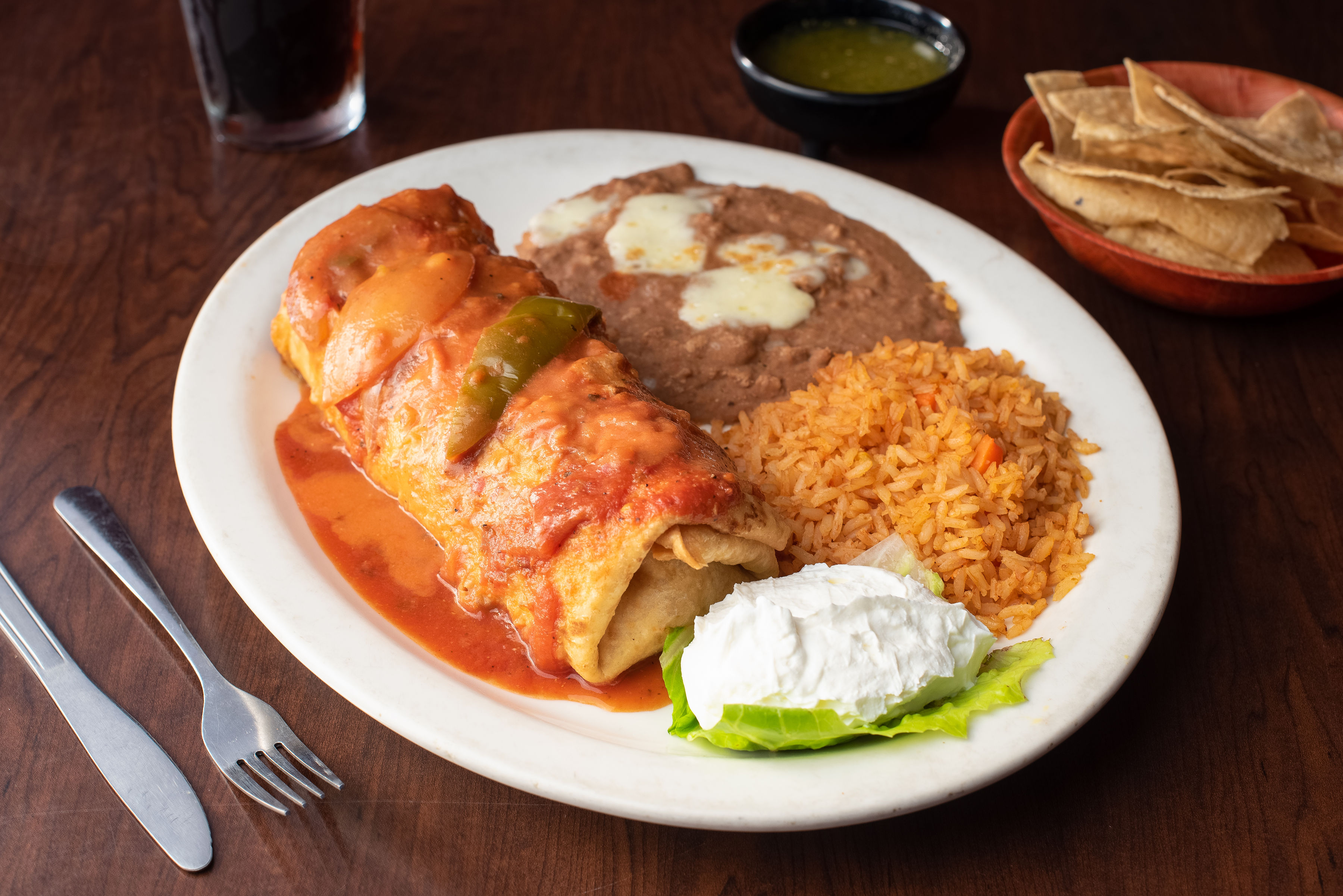 Order Chimichanga food online from Casa Don Diego store, Chula Vista on bringmethat.com