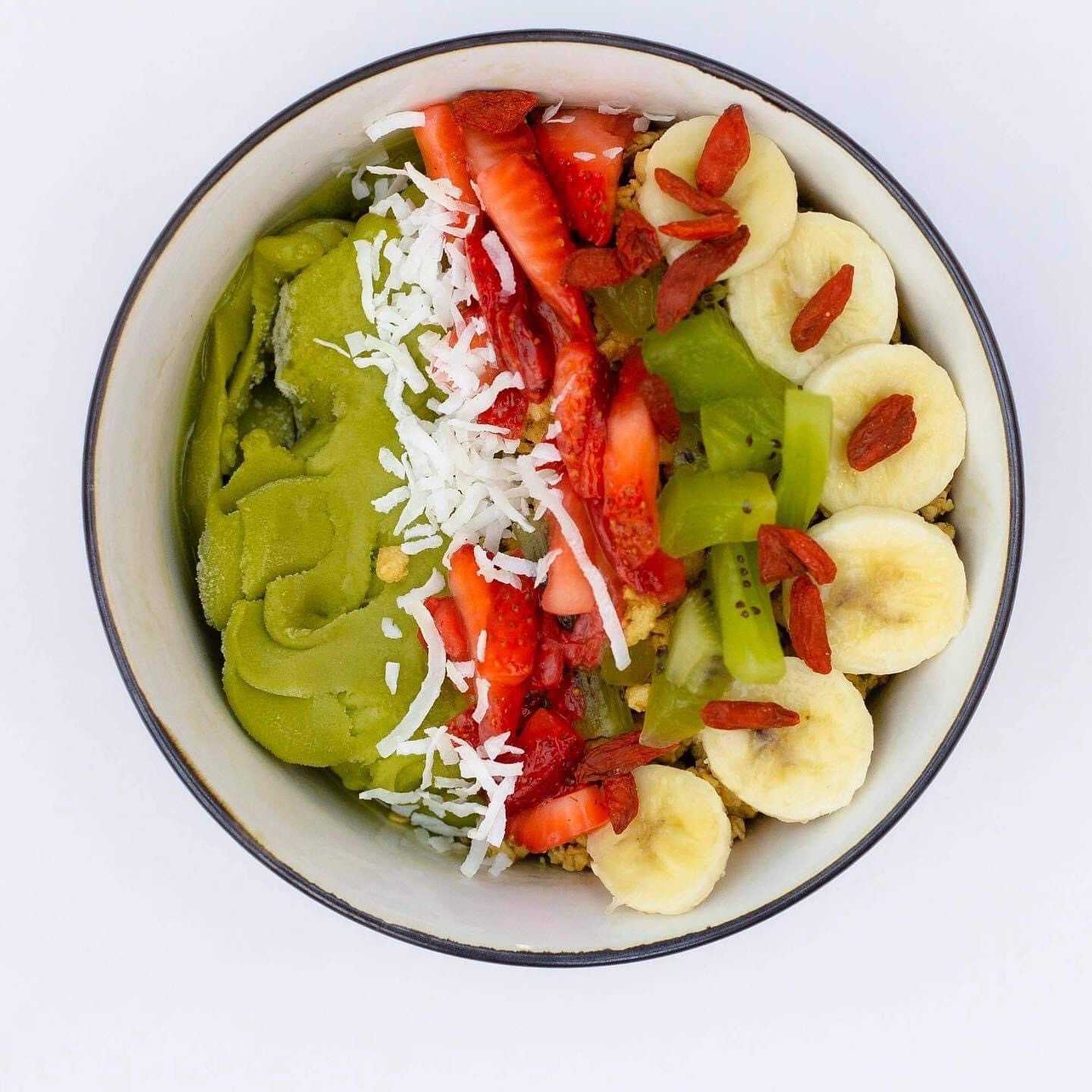 Order Matcha Bowl food online from Jujuice Cold Pressed Juicery store, Laredo on bringmethat.com