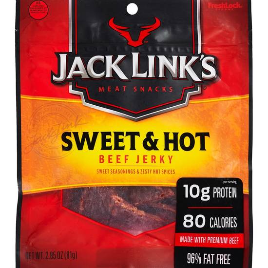 Order Jack Link's Sweet & Hot Beef Jerky 2.85 OZ food online from Cvs store, DOVER on bringmethat.com