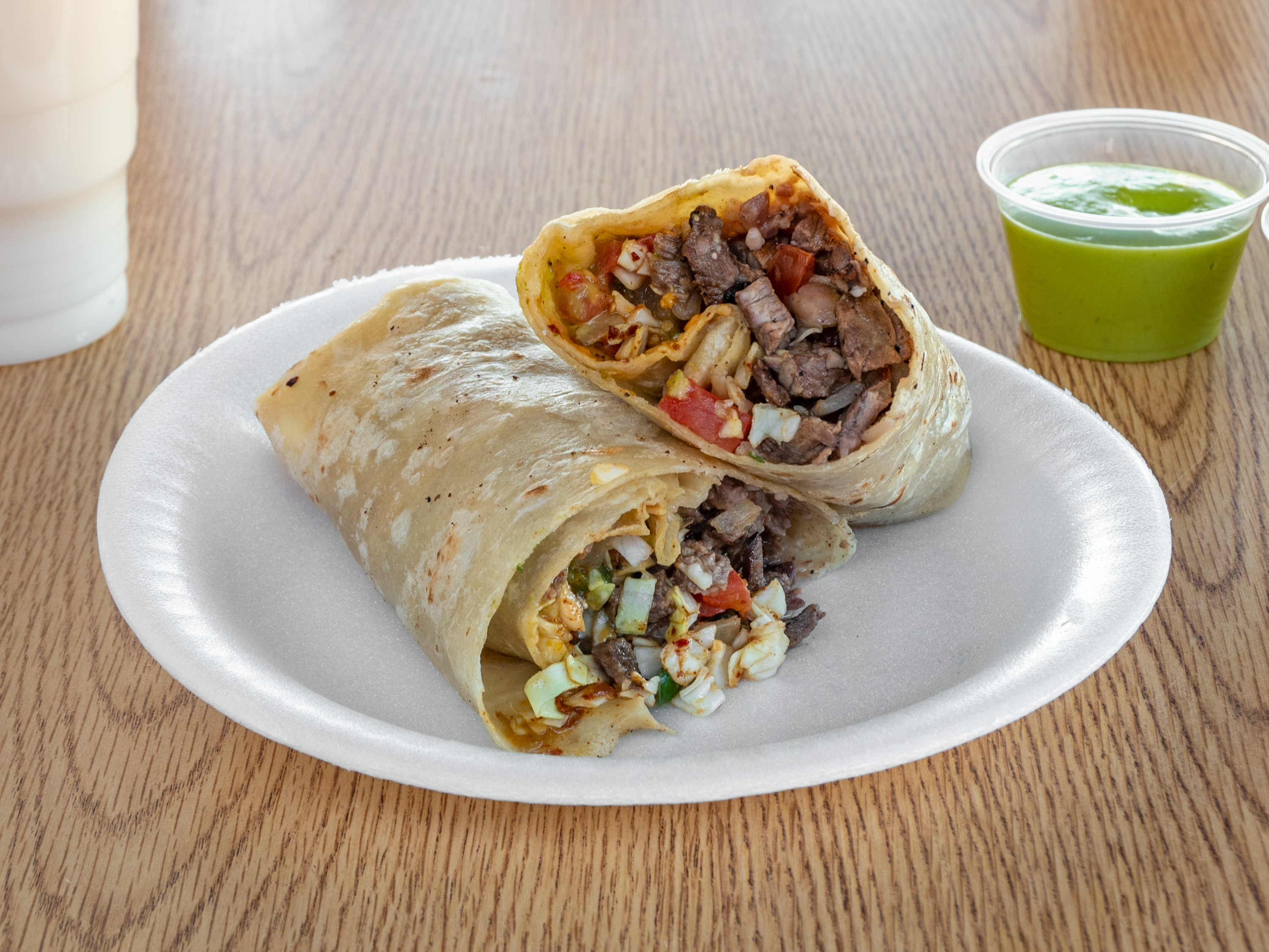 Order Burrito Azada food online from Rossy Hot Dogs & Mexican Food store, Yuma on bringmethat.com
