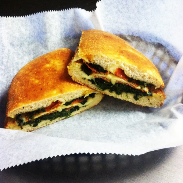 Order Spinach Pie Deluxe food online from Ronzio Pizza & Subs store, Warwick on bringmethat.com