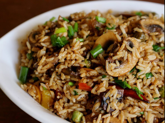 Order Mushroom Fried Rice food online from Dosa Place store, Fremont on bringmethat.com