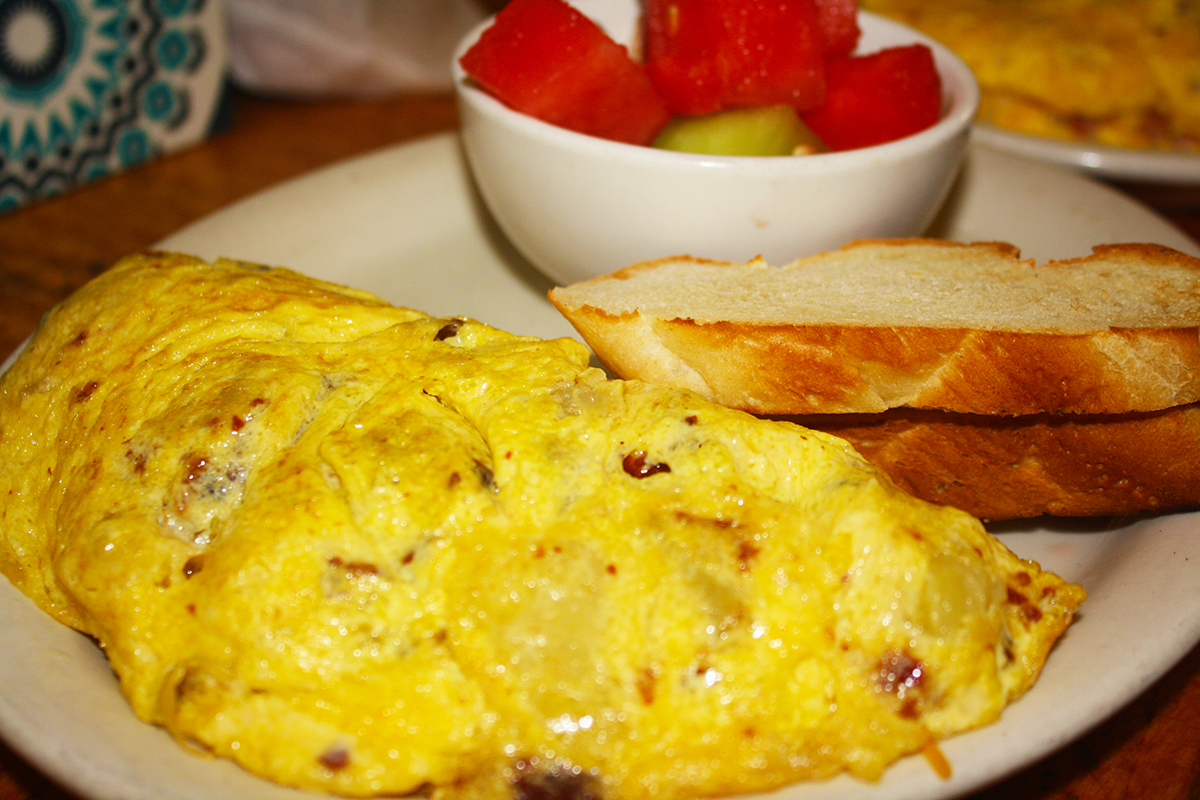 Order Amandine Omelette food online from Solo Burritos store, Los Angeles on bringmethat.com