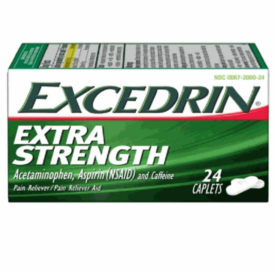 Order Excedrin Extra Strength Tablets food online from IV Deli Mart store, Goleta on bringmethat.com