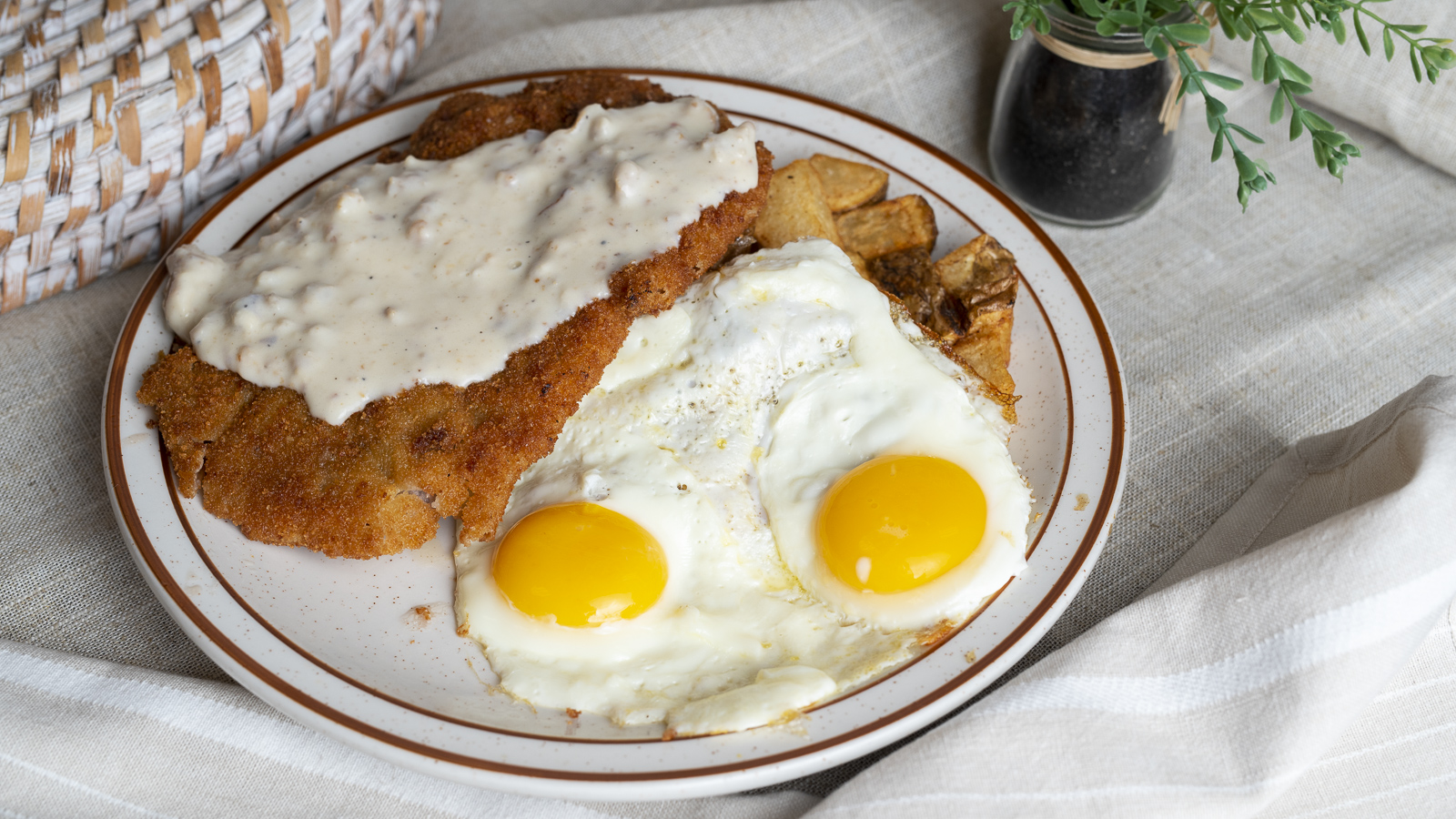 Order The Country Fried Steak food online from Divine Eatery store, Las Vegas on bringmethat.com