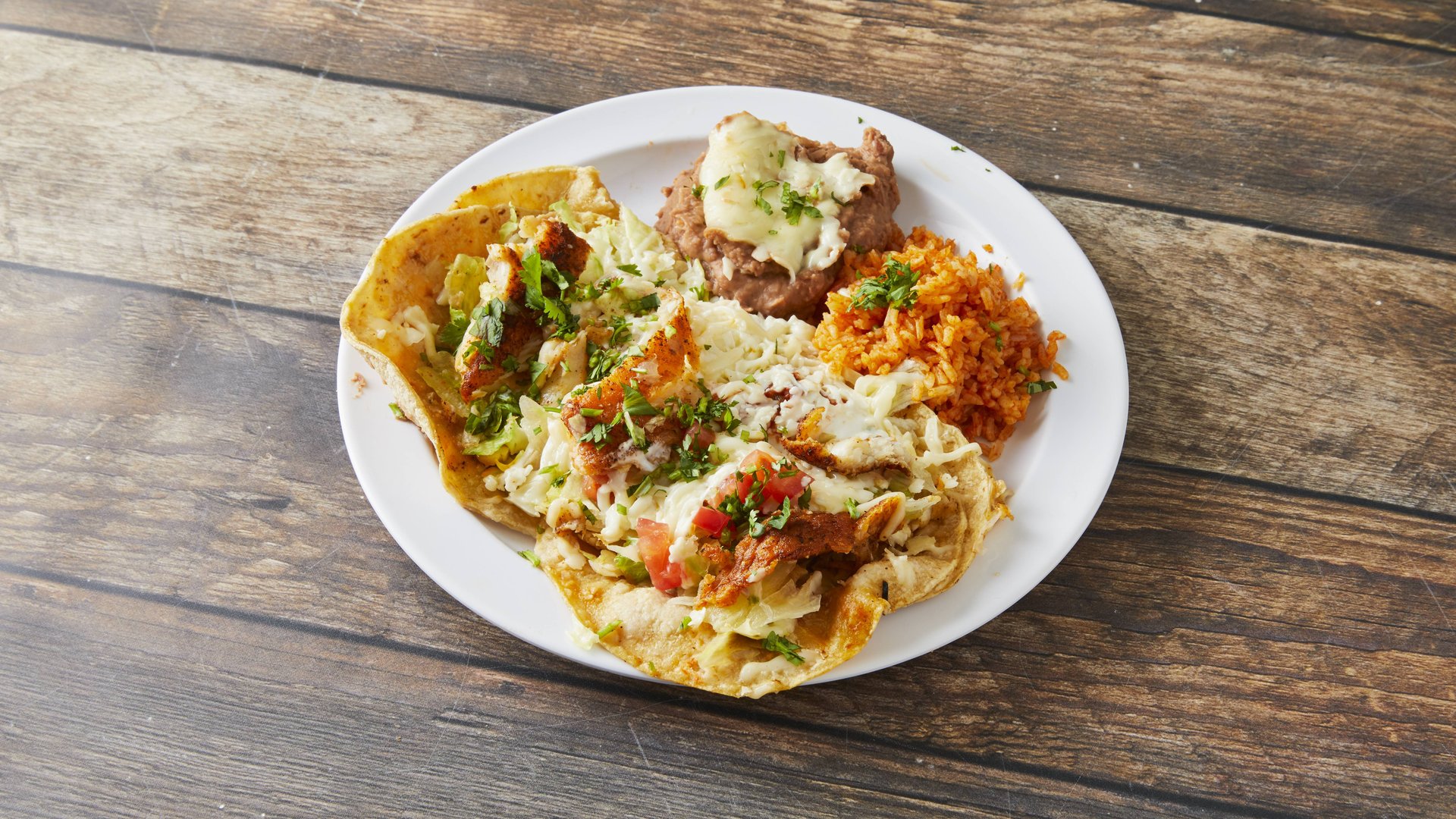 Order Taco Plate (2 Tacos) food online from Taco Burrito King store, Chicago on bringmethat.com