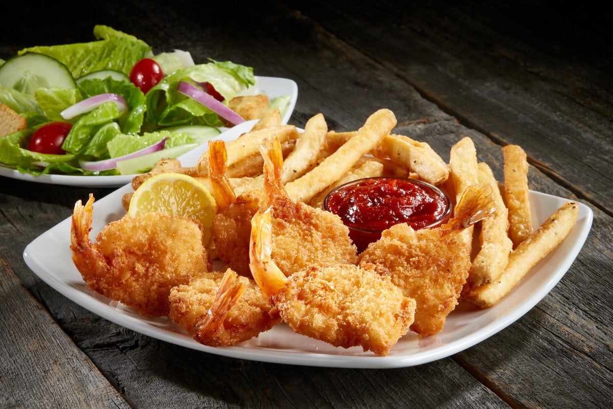 Order Jumbo Crispy Shrimp (6) food online from Sizzler store, Fountain Valley on bringmethat.com