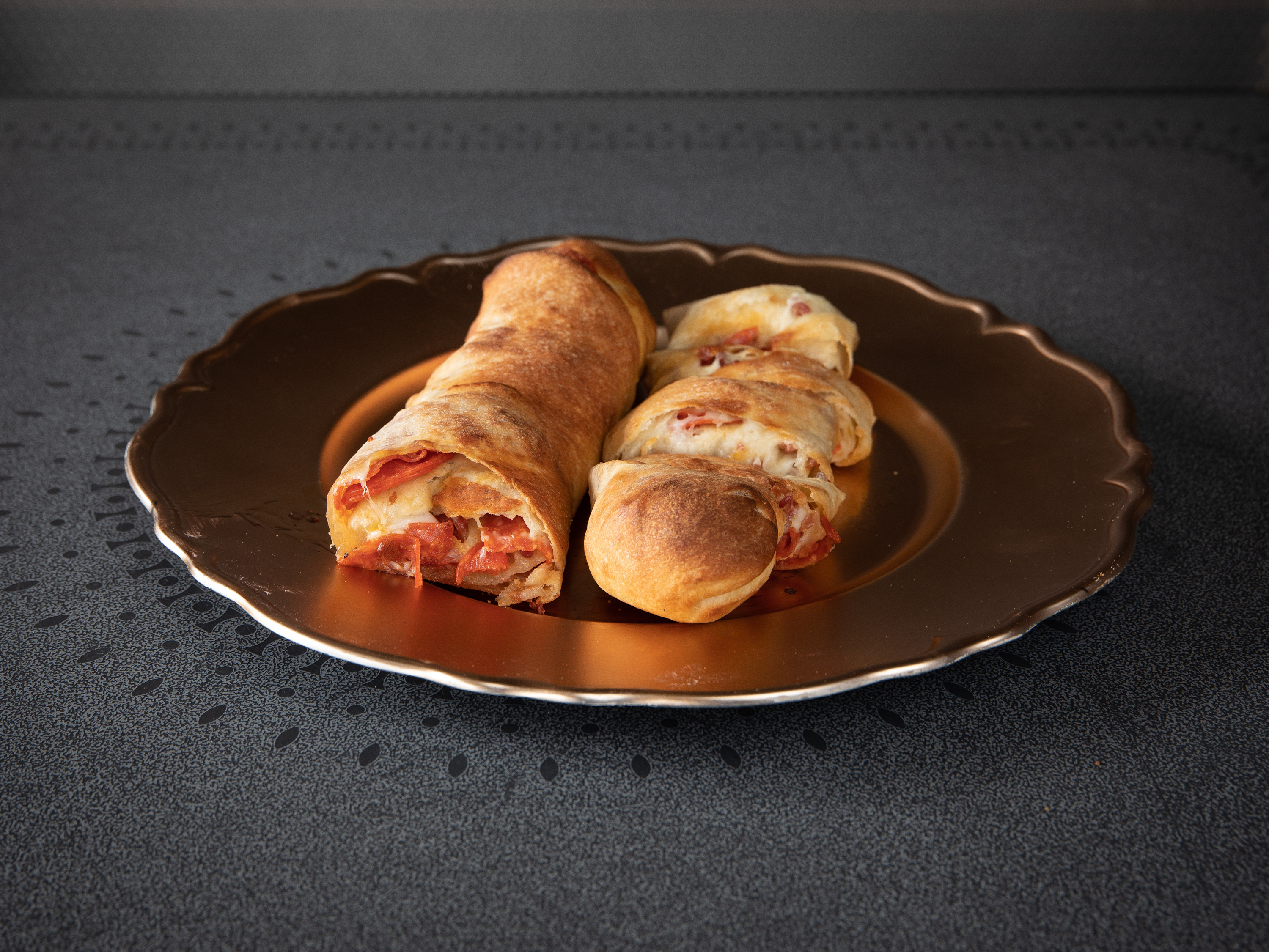 Order Bacon Pizza Roll food online from Aida Bakery store, Hartville on bringmethat.com