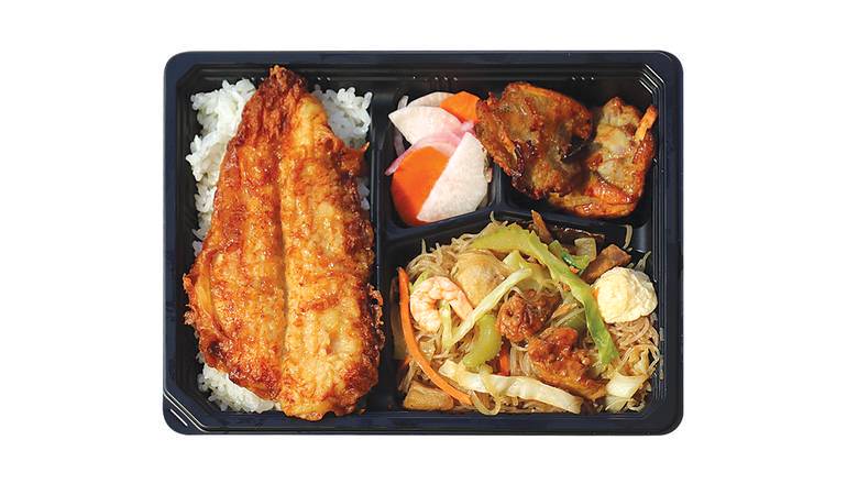 Order Breaded Swai Filet Bento Bx food online from Grill City store, Carson on bringmethat.com