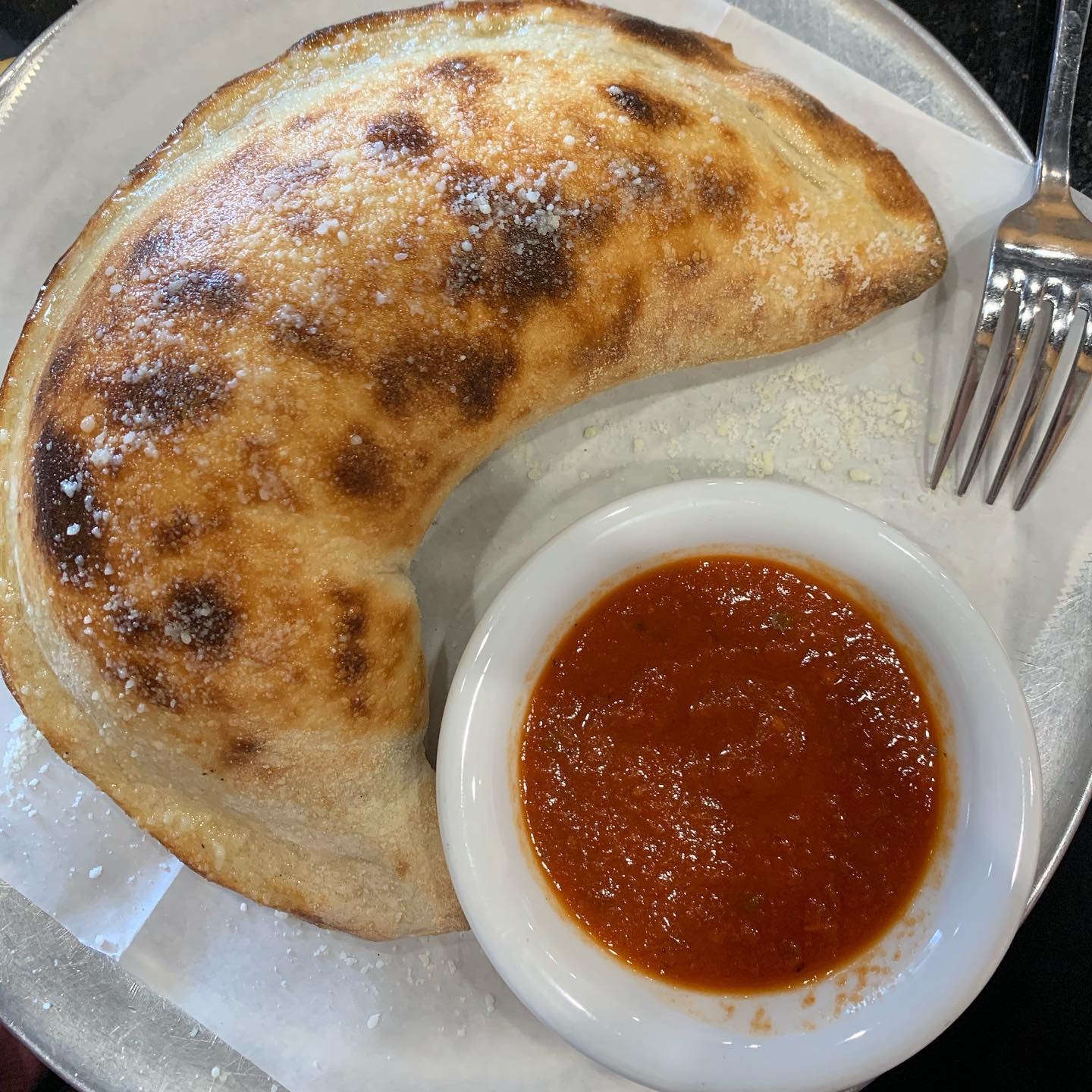 Order Mini Calzone and Can Soda Lunch Special food online from Marsigliano's Pizzeria & More store, Las Vegas on bringmethat.com