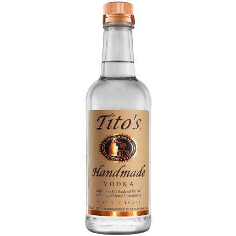 Order Tito's, 375mL vodka (40.0% ABV) food online from Mimi Liquor store, Joliet on bringmethat.com