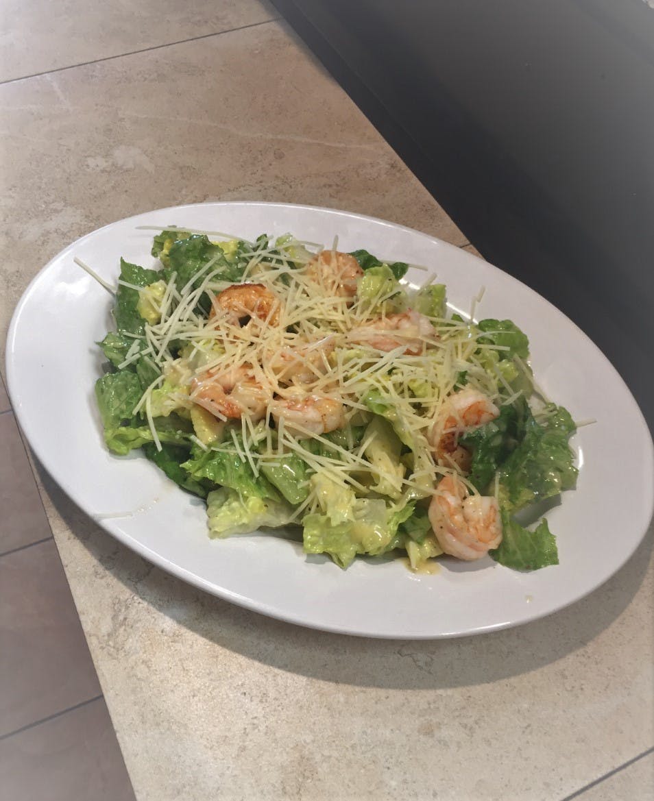 Order Shrimp Caesar Salad - Salad food online from Original Italian Pizza store, St Clair on bringmethat.com