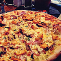 Order BBQ Chicken Ranch Pizza  food online from Lancaster Brewing Company store, Harrisburg on bringmethat.com