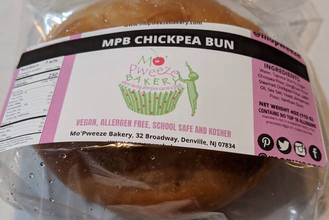 Order Chickpea Bun food online from Mo Pweeze Bakery store, Denville on bringmethat.com