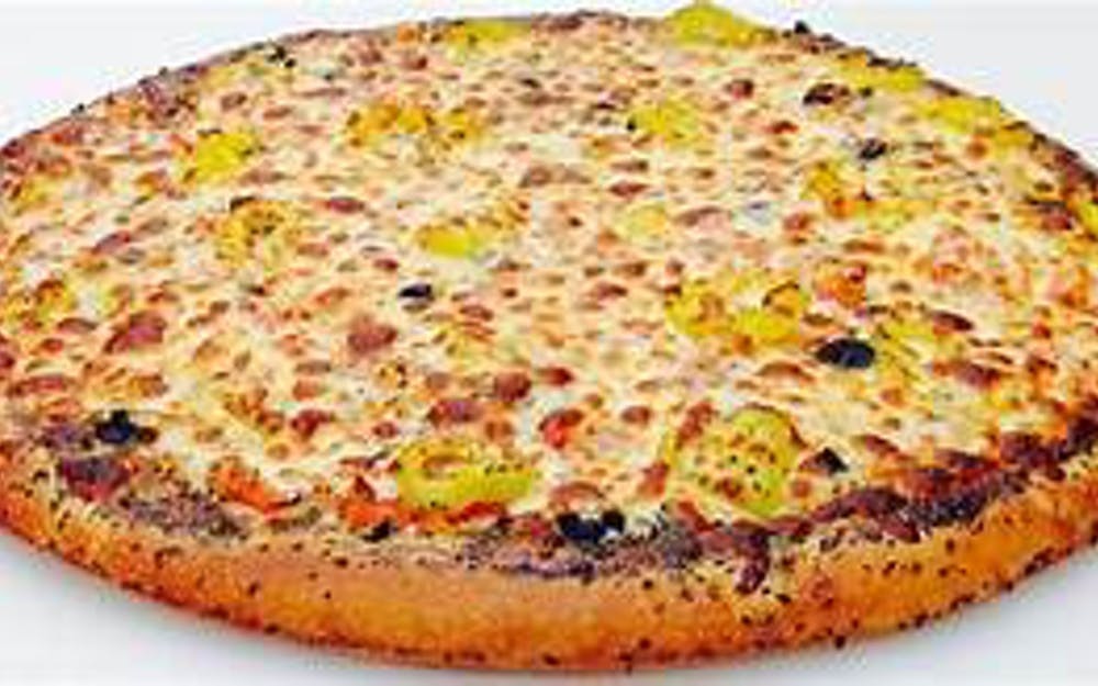 Order German Pizza - Medium 14" food online from Pino's Pizzeria store, Easton on bringmethat.com