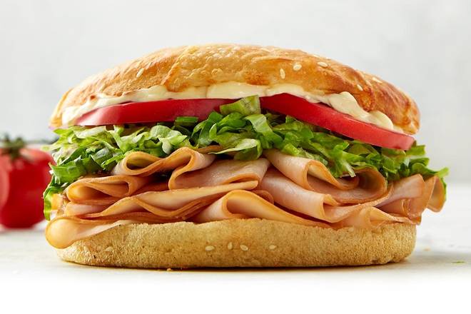 Order Smoked Turkey Breast Sandwich food online from Schlotzskys Deli store, Midwest City on bringmethat.com