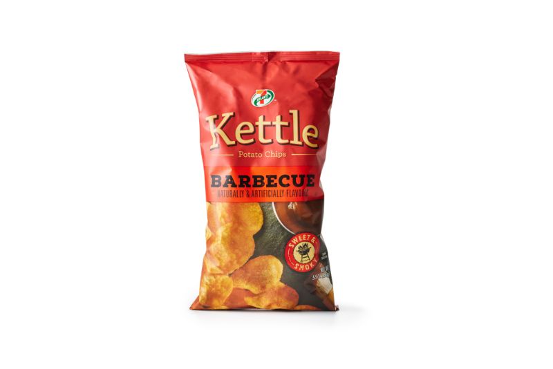 Order 7 Select Kettle BBQ Potato Chips 5.5oz food online from 7-Eleven store, Bulverde on bringmethat.com
