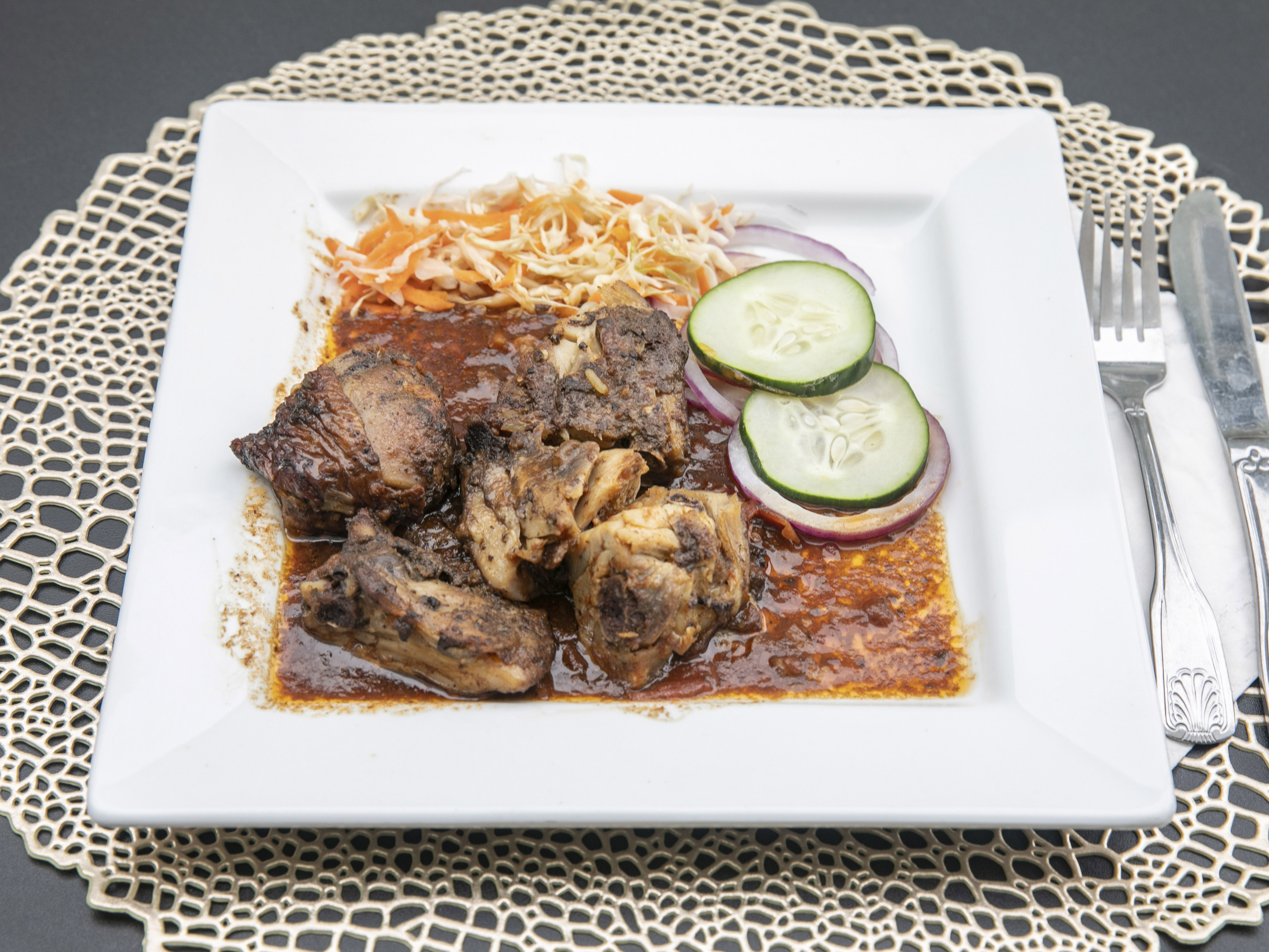 Order Jerk Chicken Meal food online from Eclipse Lounge store, Columbus on bringmethat.com